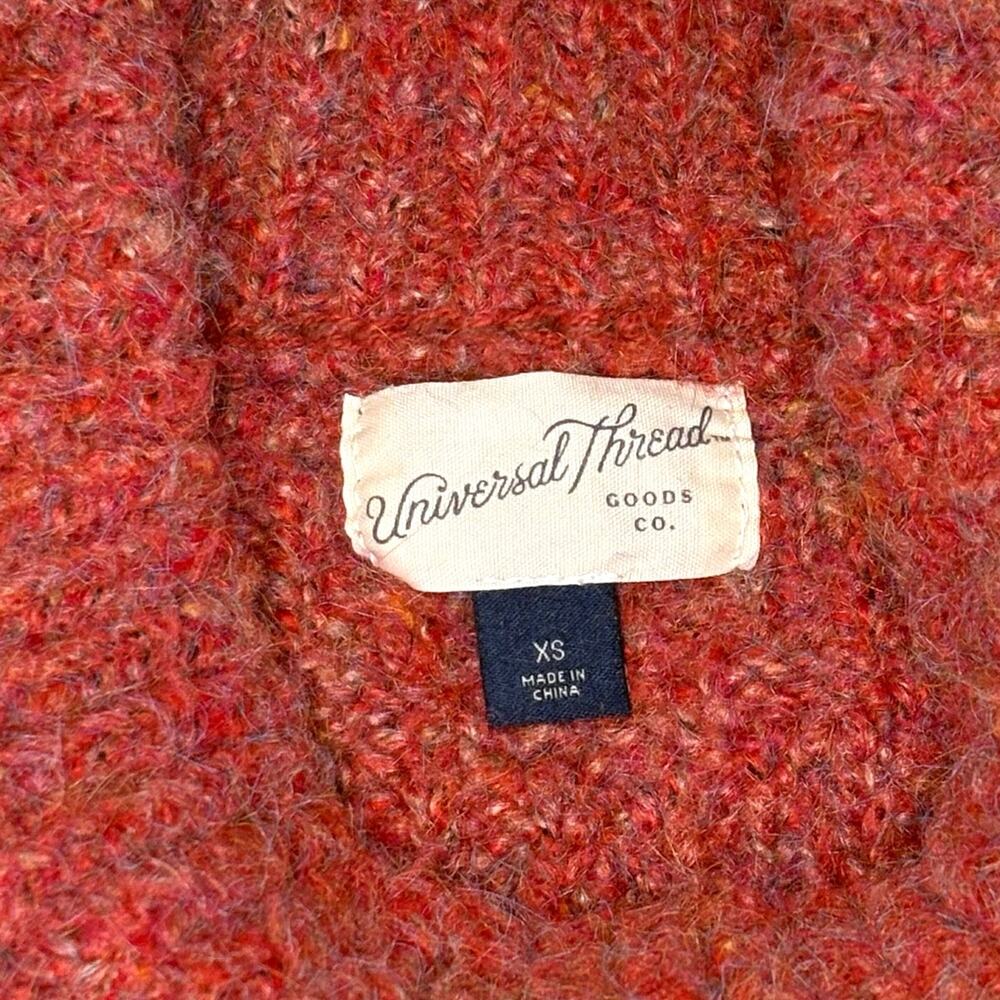 Universal Thread Rust Textured Pullover Sweater X… - image 5